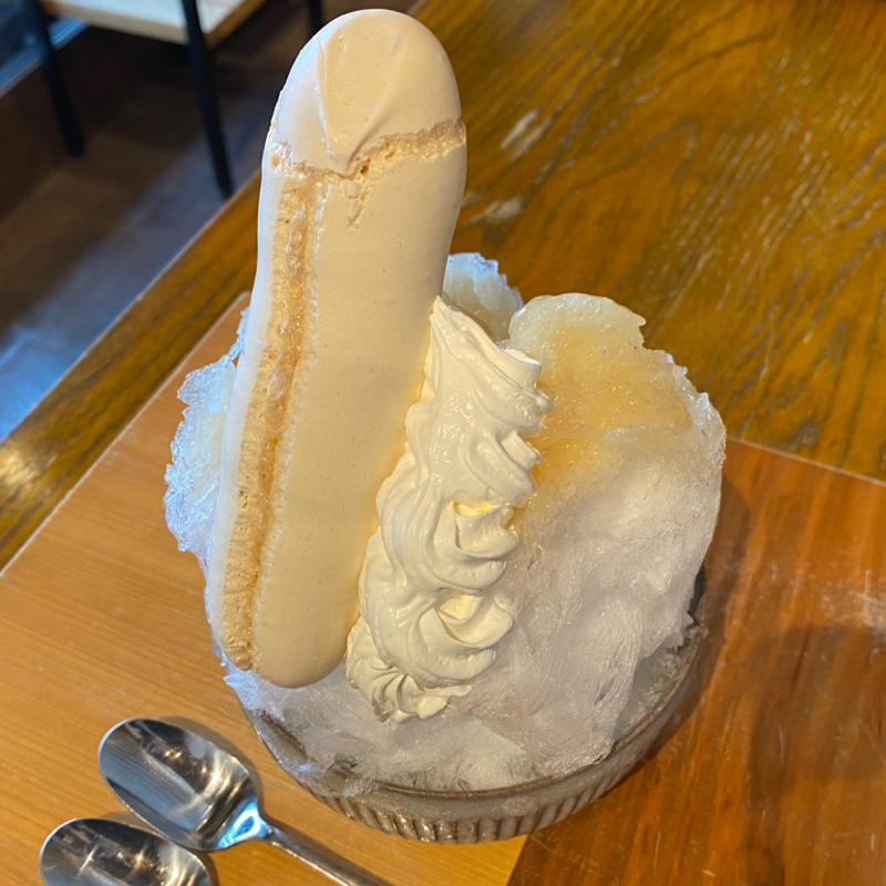 青梅のかき氷(ume cafe WAON)