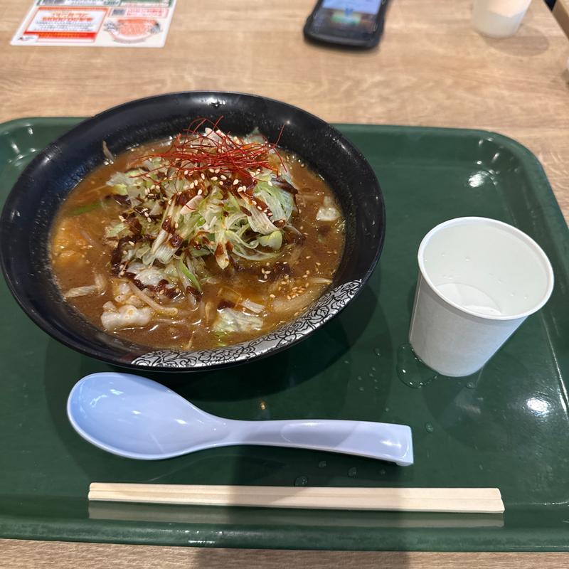 八丁味噌野菜らぁめん(開花屋 楽麺荘 岡崎SA店)