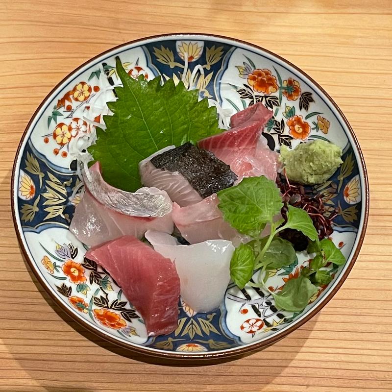 魚タリアンの5種造り盛+1(シェフの居酒屋魚タリアン)