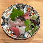魚タリアンの5種造り盛+1