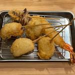 新感覚の串カツ6種盛り合わせ