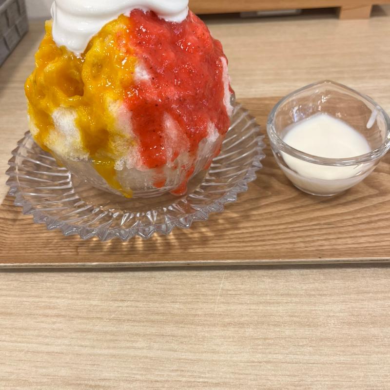 あまおう＆アップルマンゴー(姫路官兵衛堂 かき氷)