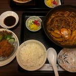 揚物付き味噌煮込み定食(権兵衛)