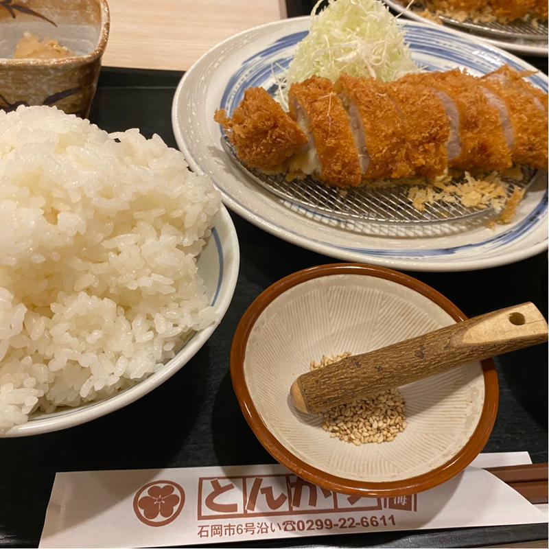 チーズかつ定食(とんかつ 八海 )