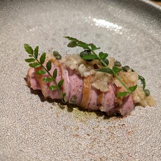 カモネギ山椒(割烹居酒屋「M」)