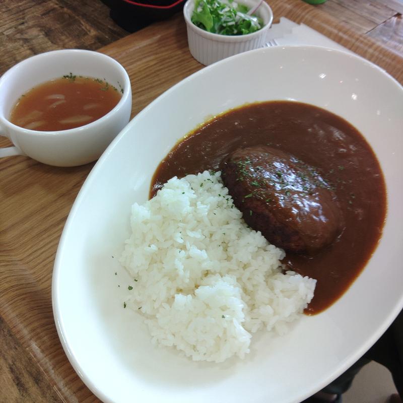 極みハンバーグカレー(kasvi cafe)