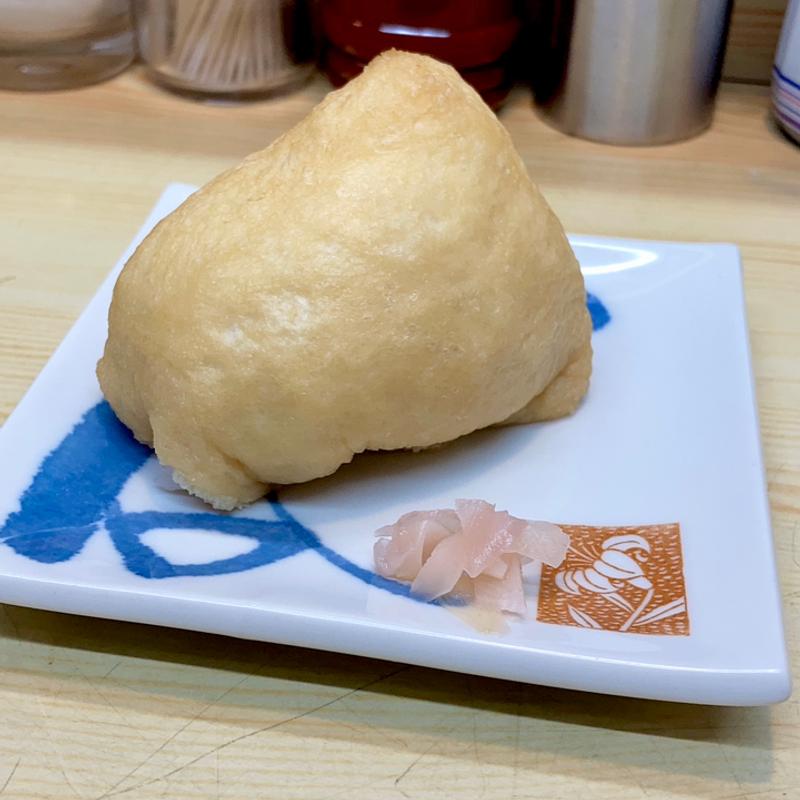 ジャンボいなり寿司(手打うどん きぬや食堂)