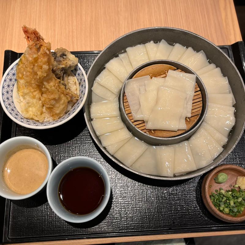 花山御膳小天丼(鬼ひも川)(五代目 花山うどん 銀座店)