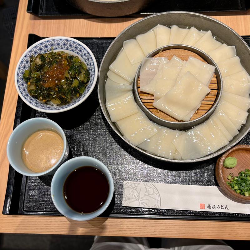 花山御膳野沢菜昆布いくら小丼(鬼ひも川)(五代目 花山うどん 銀座店)