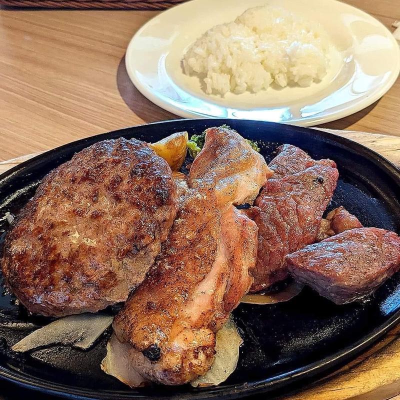 トリプルグルメコンボランチ(ステーキのどん 三鷹店)