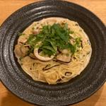 シーフードの和風クリームソース