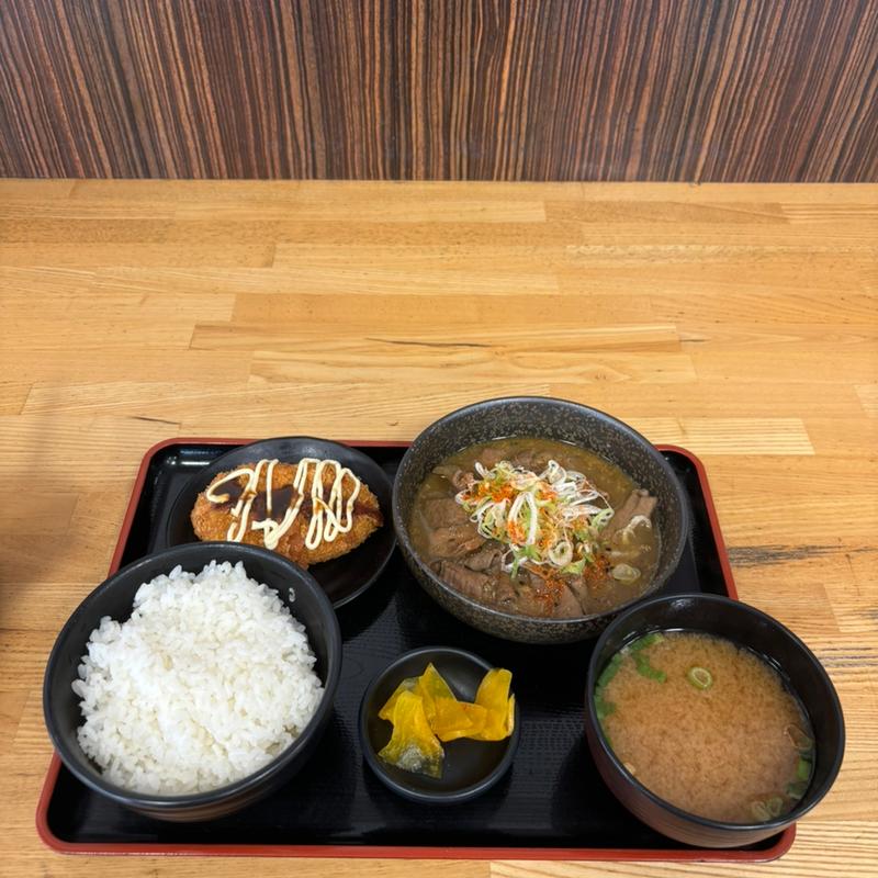 モツ煮定食(東関道湾岸幕張PA（上り線）ショッピングコーナー （（株）ネクスコ東日本リテイル）)