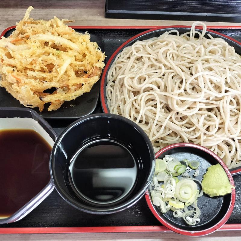 かき揚げもり蕎麦 大(あり賀せいろう )