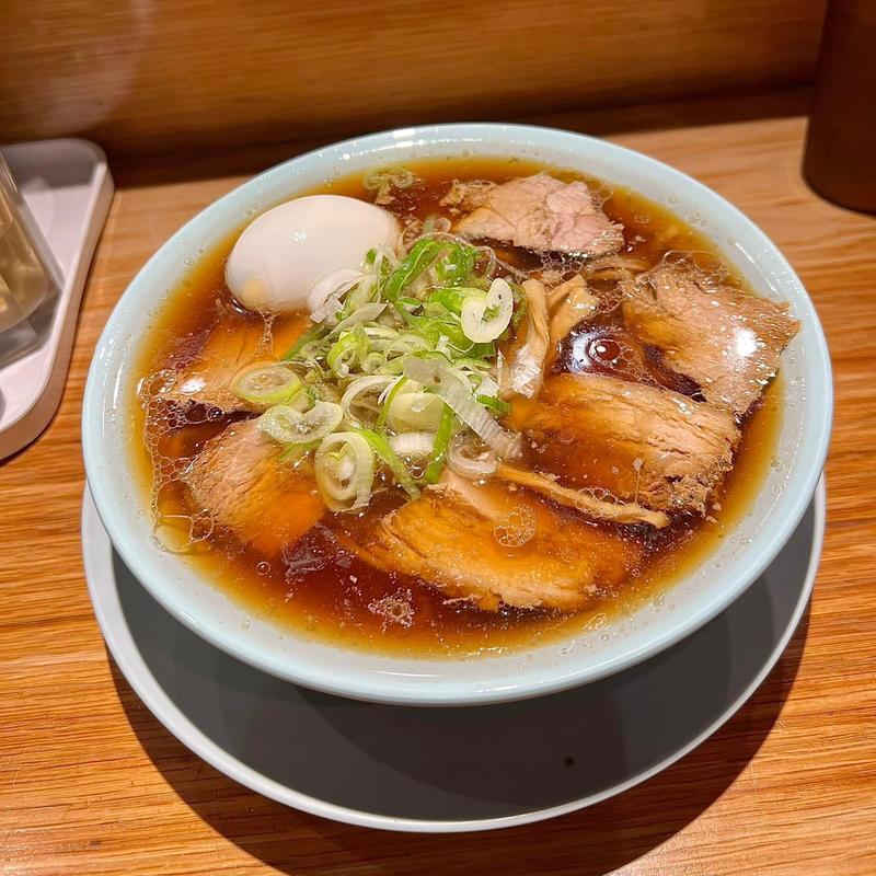 中華そば 固ゆで玉子(池袋 ひろちゃんラーメン！)