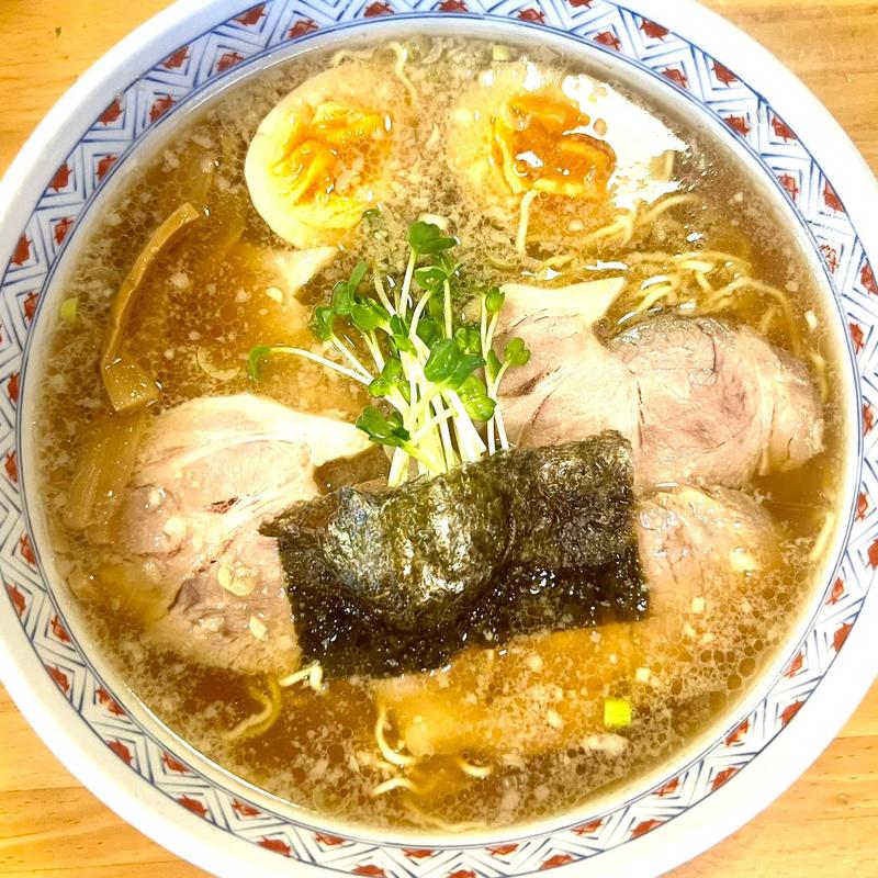 焼豚そば 醤油 半熟玉子(支那そば晴弘)