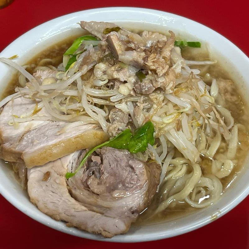 小ラーメン アブラ カラメ(ラーメン二郎 環七新代田店 （らーめんじろう）)