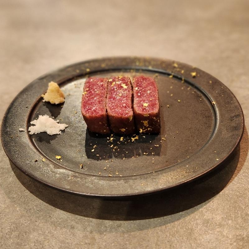 イチボのステーキ(京都焼肉 enen)