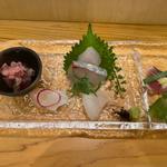 刺身盛り合わせ(しぶや 三漁洞)