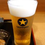 ランチグラスビール