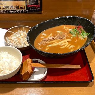 カレーうどん定食(うどん土佐屋 深阪本店 )