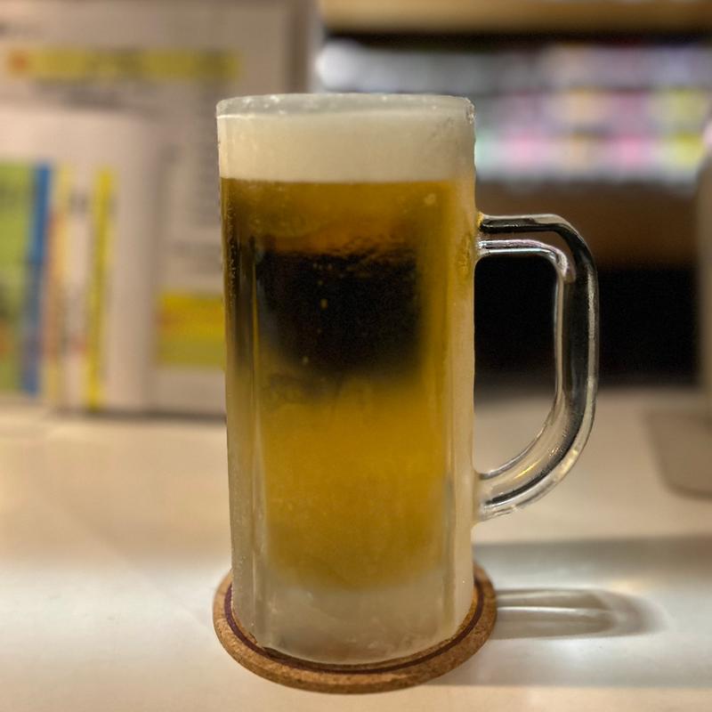 生ビール(洋風居酒屋chara)