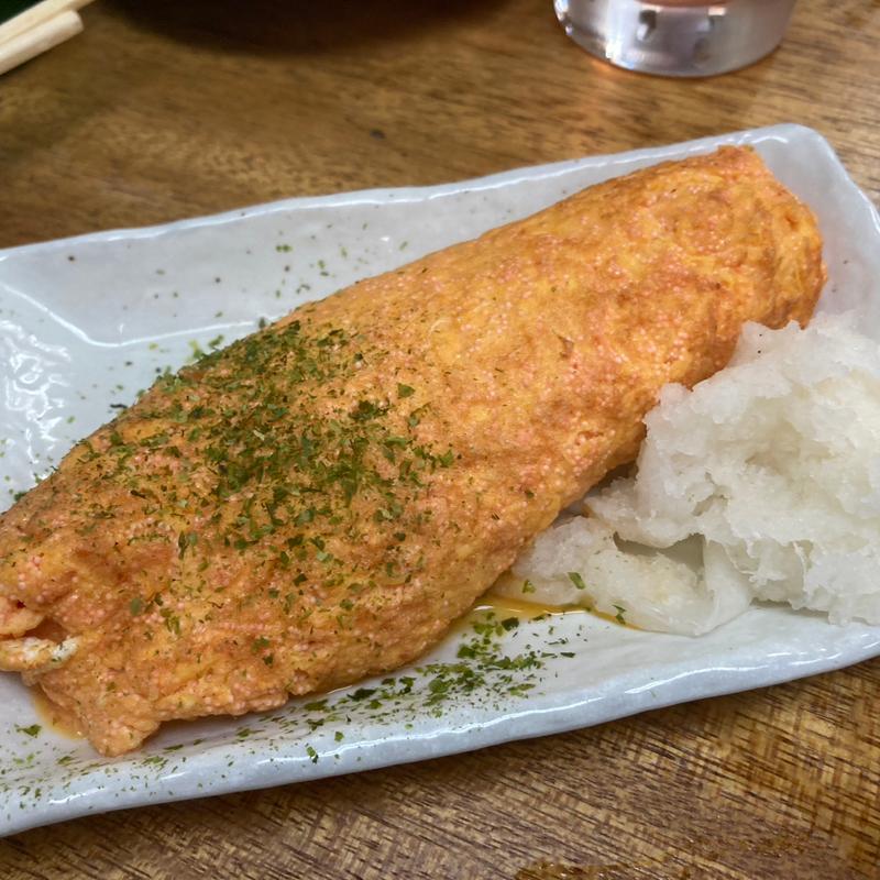 明太オムレツ(大衆酒場 かど鈴)