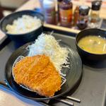 ロースかつ定食(松のや すすきの店)