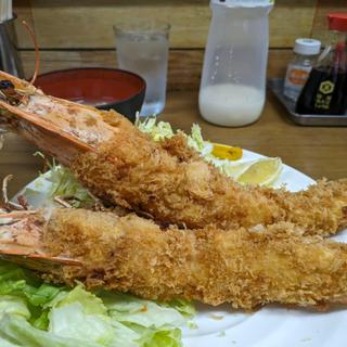 シータイガーのジャンボ海老フライ定食