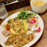 鶏とあさりの柚子胡椒キーマ&カルダモンとかぼちゃのポタージュカレー(スパイスカレー SPC)