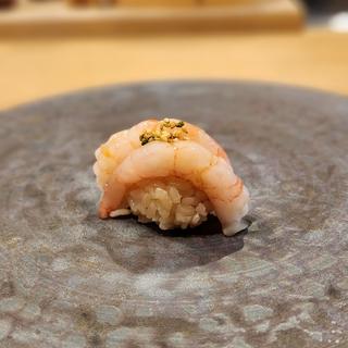 甘海老昆布締め 握り(鮨処 いこう)