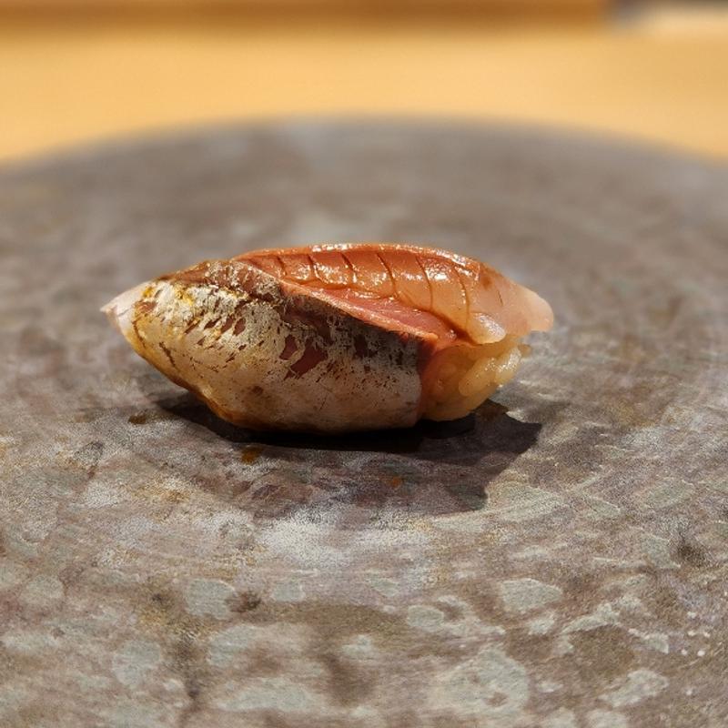 長崎産 鯵 握り(鮨処 いこう)