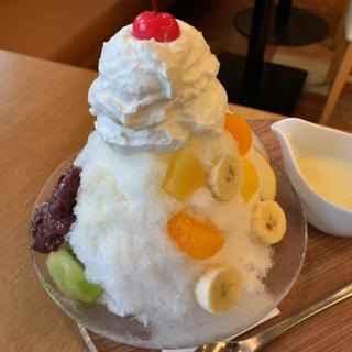 白くまかき氷(ココス 板橋四葉店)