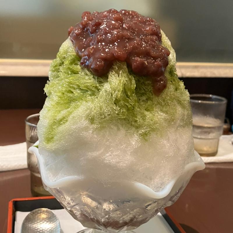 あずき抹茶のかき氷(ル・ポワール )