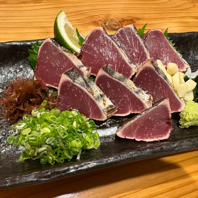 カツオの塩たたき(居酒家 しゅん )