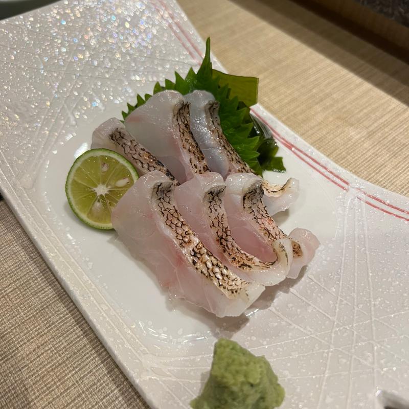 甘鯛の刺身(つづみ )