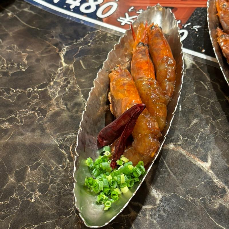 酔っ払い海老（3尾）(億万鳥者 新宿本殿)