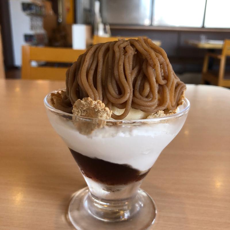 小さな秋のモンブラン(ジョイフル 狭山店)