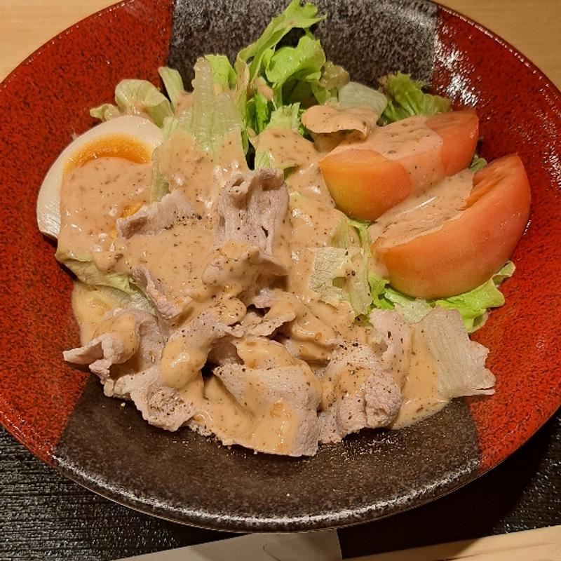 冷しゃぶサラダ麺(炭焼き×ハイボール 串焼 昌)