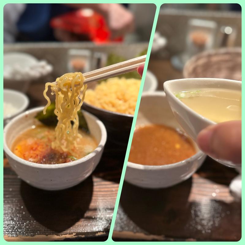 ツケメンノリタマハンハンゴハンハンブン(天虎)