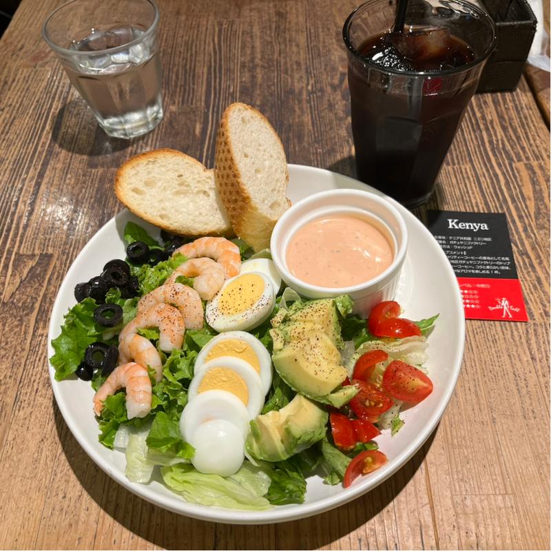 ランチセット(彩りコブサラダ)(DOUBLE TALL CAFE（ダブル トール カフェ） 原宿店)