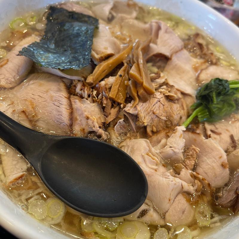 塩チャーシュー大盛(らーめんヒグマ 長岡店)