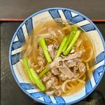 肉うどん(たらいうどん 喜多八)