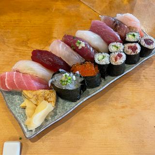 ランチセット1.5人前(力鮨 月島店)