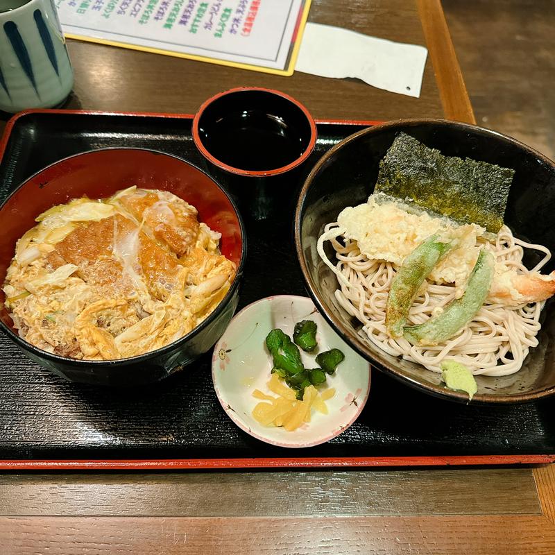 まんぷく定食(そば処善作家)