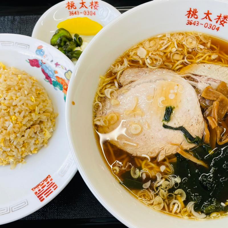 半チャンセット(桃太楼)