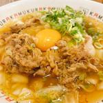 牛すき月見ラーメン