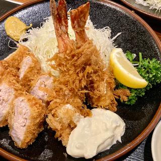 海老ヒレかつ定食(とんかつ稲 港北ニュータウン店)