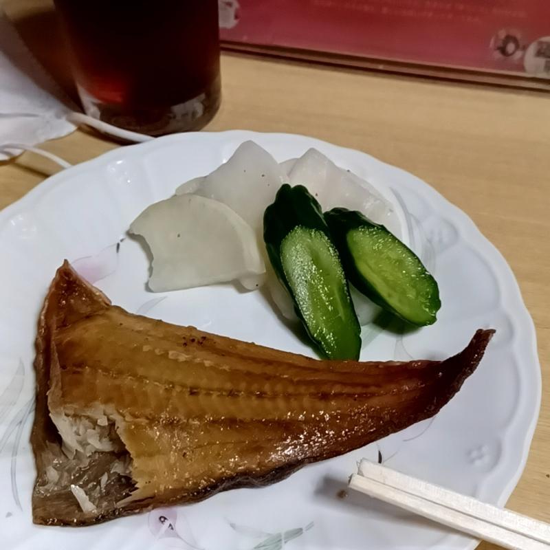 ホッケの塩焼き(居酒屋 松)