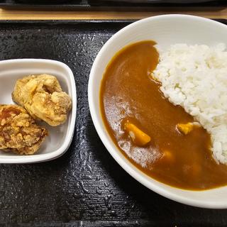 バターチキンカレー＋から揚げ(2個)(吉野家 市川鬼高店)