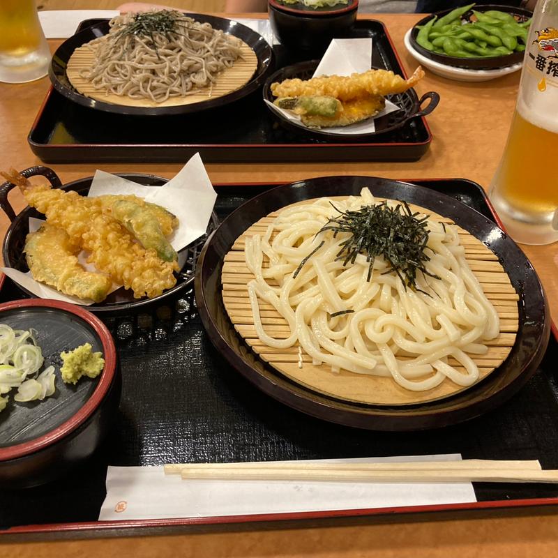 天ざるうどん(レストランけやき )